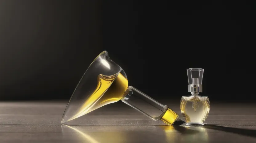 クラシックなボトルに対応する「詰め替えノズル・ロート」の使用法