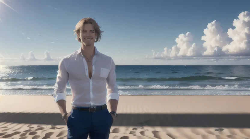 【人気No.1】Into the Blue - 自由を愛する男の爽やかな色気