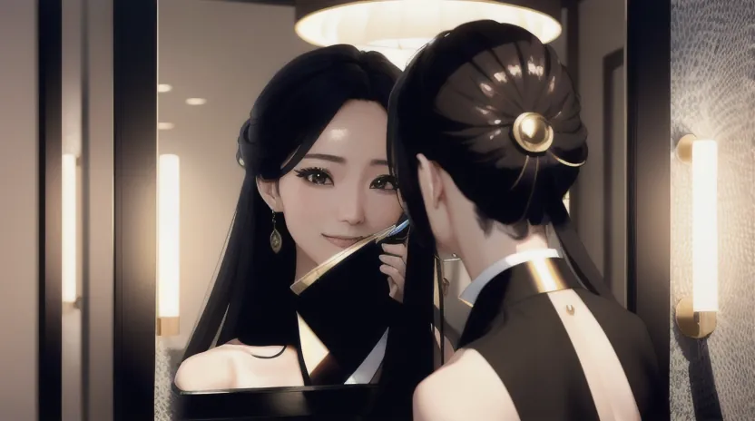 オフィスからディナーへ:ヘアミストとのレイヤリングで印象を操作する