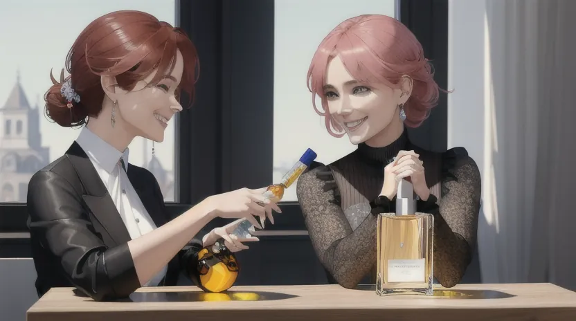 プロの調香師と対面で作り上げる体験型