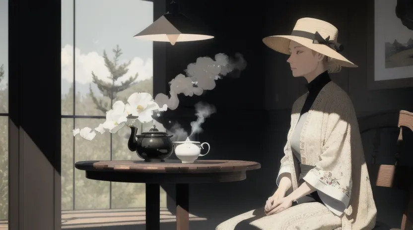 穏やかな午後のひととき：心を解きほぐすお茶系の香り