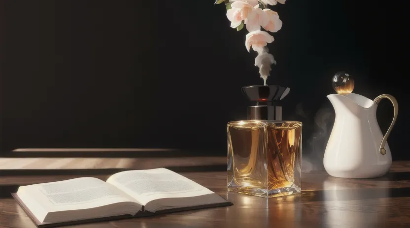 知性を引き立てるウッディフローラルの世界観