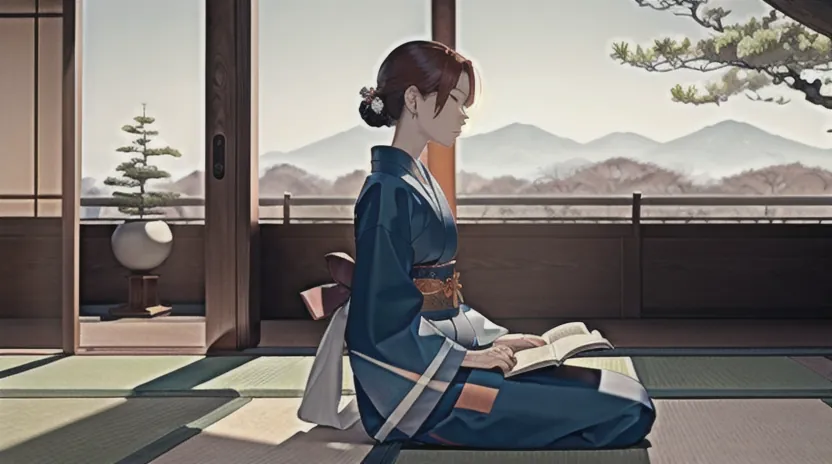 内省と和装の「黒」:自分と向き合う静かな時間のために