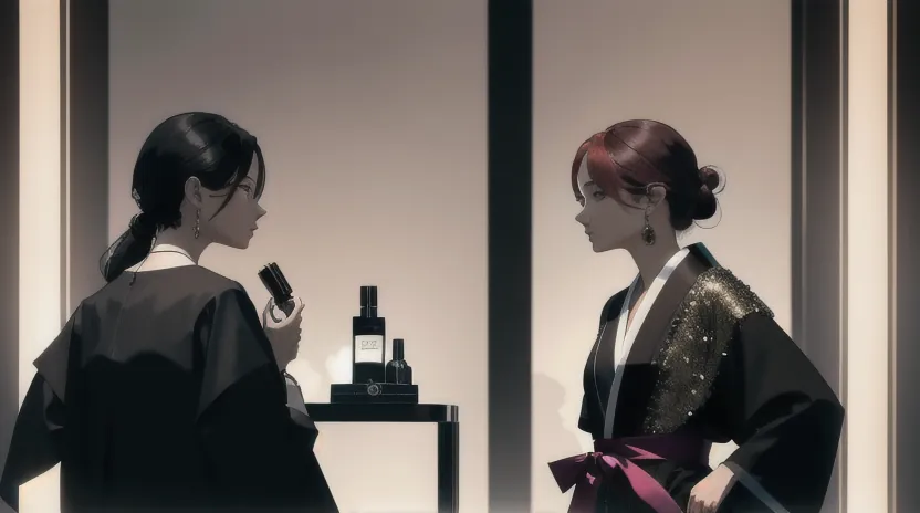 デパートのカウンターで受けるプロのコンサルテーション